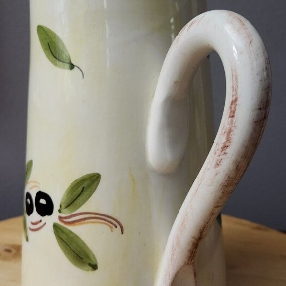 Beautiful Hand Made/Hand Painted Pitcher Made in Italy 20 inch tall - Picture 12 of 13